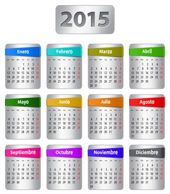 2015 İspanyol takvim