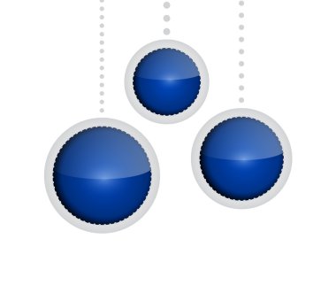 Mavi baubles