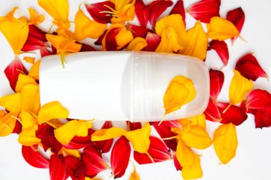 Metin için yeri olan yapraklı deodorant