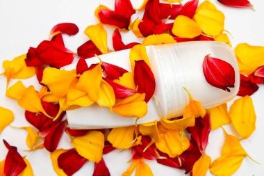 Metin için yeri olan yapraklı deodorant