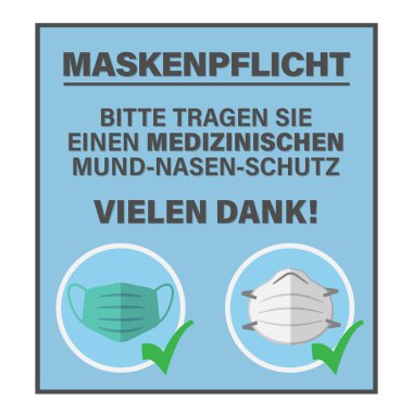 SİTTE TRAGEN SIE EINEN MEDIZINISEN MUND-NASEN-SCHUTZ