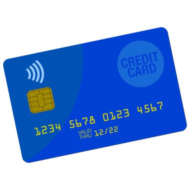 Çipli kredi kartı ve ulaşılamaz ödeme sembolü