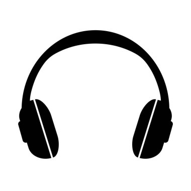 Basit kulaklık simgesi ya da sembol