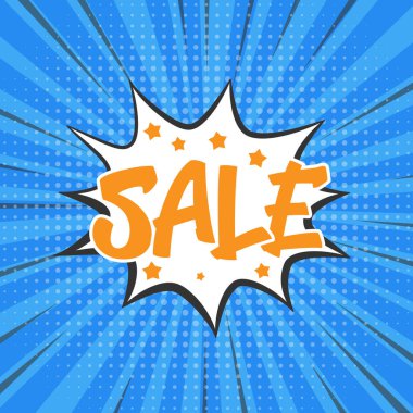 Kelime satışı, yarım ton arkaplanına karşı patlak konuşma baloncuğunda