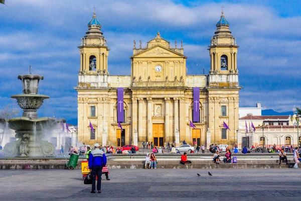 Guatemala city centre, huvudstaden i Guatemala Stockbild