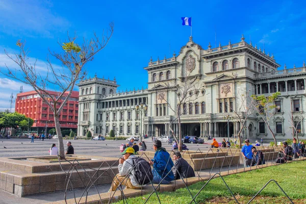 Guatemala city Palace av presidenten Stockbild