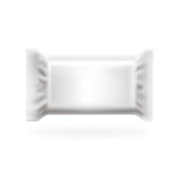 Vecteur de couverture de graisse de barre d'emballage en plastique — Image vectorielle