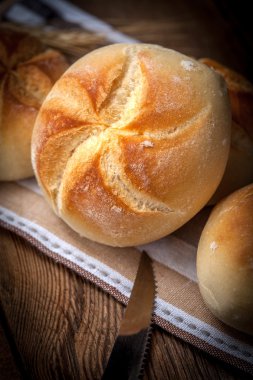 Birkaç kaiser rulo.