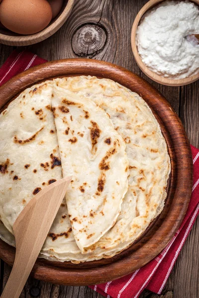 Montón de panqueques polacos tradicionales . —  Fotos de Stock