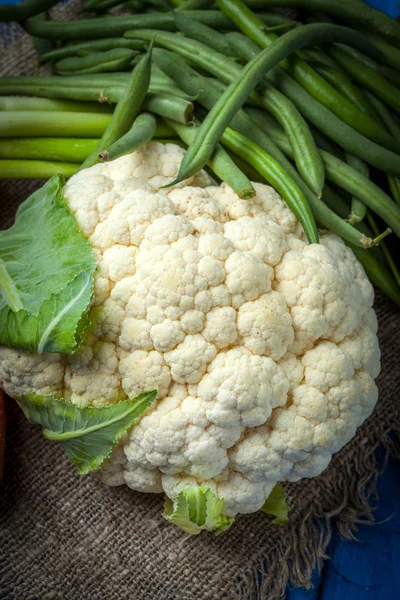 Close-up of the cauliflower . — Stock Photo, Image