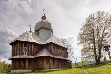 HOSZOWCZYK, POLAND - 27 Mayıs 2020: Tanrı 'nın Doğumu' nun Yunan Katolik Kilisesi - şu anda Tanrı 'nın Doğumu' nun Annesi 'nin Roma Katolik Kilisesi..