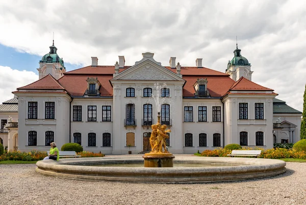 Kozlowka Polsko August 2020 Rokokový Neoklasicistní Palácový Komplex Kozlowce Lublinu — Stock fotografie