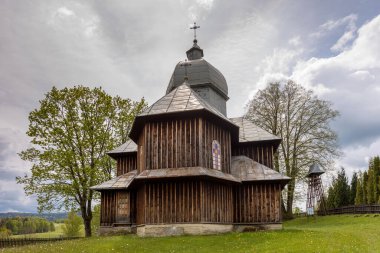 HOSZOWCZYK, POLAND - 27 Mayıs 2020: Tanrı 'nın Doğumu' nun Yunan Katolik Kilisesi - şu anda Tanrı 'nın Doğumu' nun Annesi 'nin Roma Katolik Kilisesi..