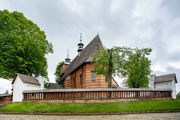 Blizne Poland May 2020 1470 이전에 마을에 유네스코 세계유산 목록에 — 스톡 사진