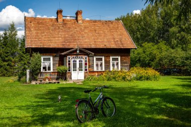 WASILKOW, POLAND - 09.2019 AĞUSTOS: Podlasie Halk Kültür Müzesi.
