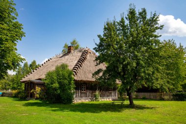 WASILKOW, POLAND - 09.2019 AĞUSTOS: Podlasie Halk Kültür Müzesi.