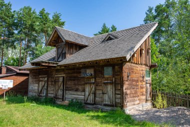 WASILKOW, POLAND - 09.2019 AĞUSTOS: Podlasie Halk Kültür Müzesi.