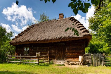 WASILKOW, POLAND - 09.2019 AĞUSTOS: Podlasie Halk Kültür Müzesi.