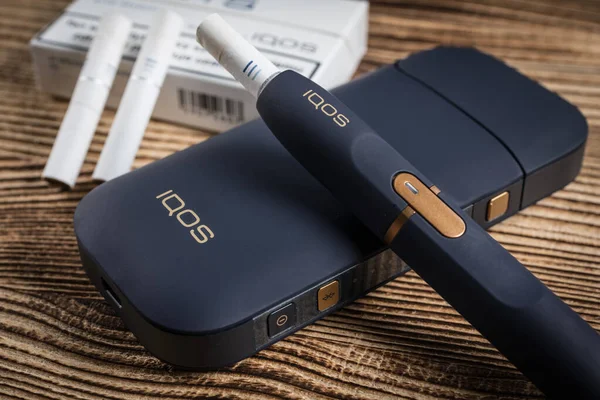 Катувис Польша Февраля 2020 Года Нагревательная Табачная Система Iqos Технологии — стоковое фото