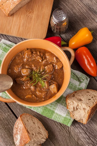 Gulaschsuppe. — Stockfoto