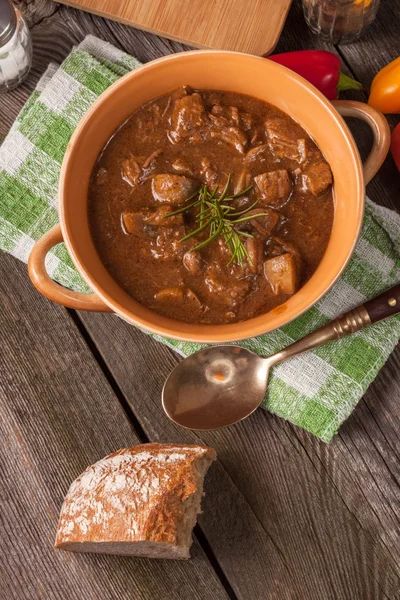 Goulash soup. — Stock Photo, Image