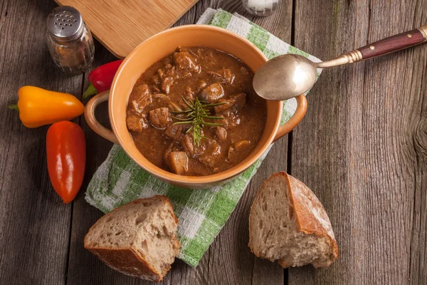 Goulash soep. — Stockfoto