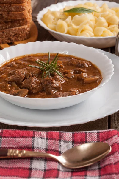 Goulash soup. — Stock Photo, Image