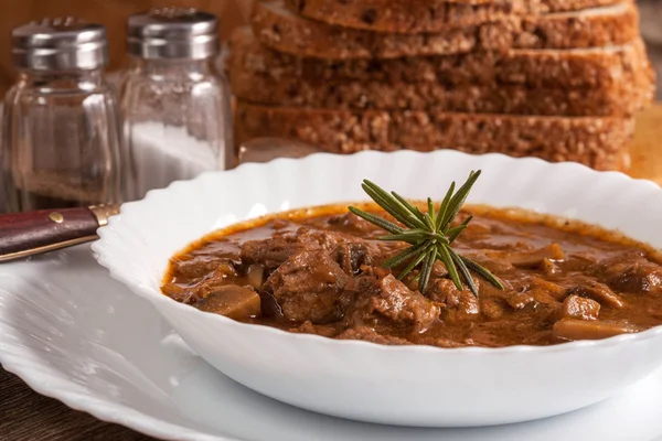 Goulash soup. — Stock Photo, Image