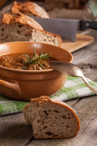 Goulash soup. — Stock Photo, Image