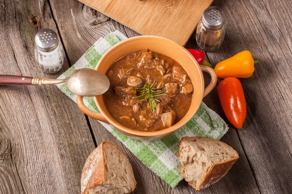 Goulash soep. — Stockfoto