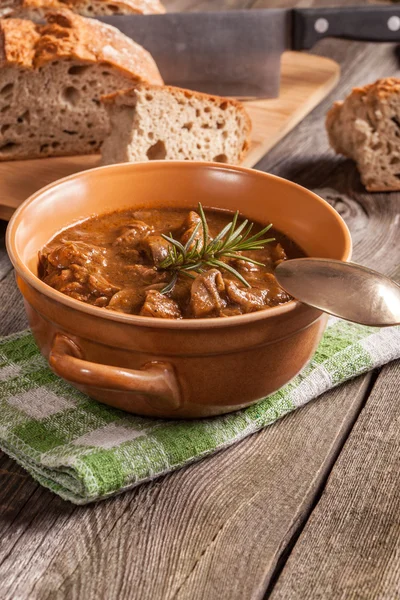 Goulash soup. — Stock Photo, Image