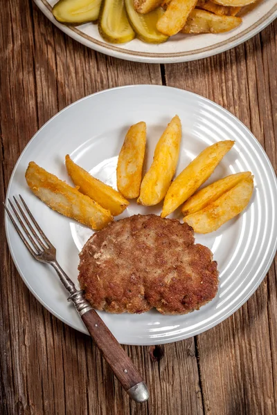 Chuleta frita . —  Fotos de Stock