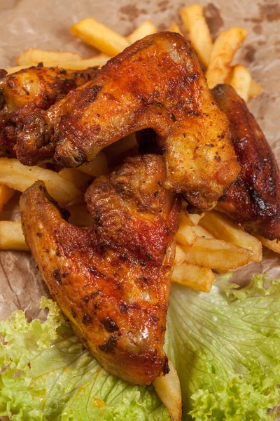 Roasted chicken. — Stock Photo, Image