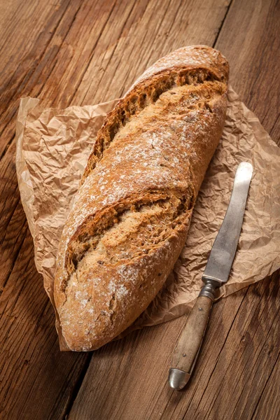 Rolo de pão fresco. — Fotografia de Stock