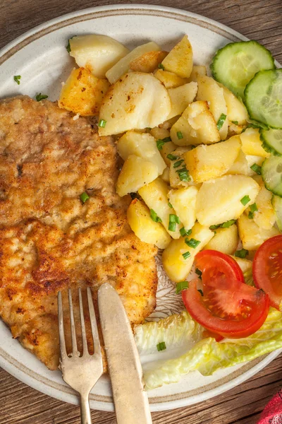 Fried pork chop. — Stock Photo, Image