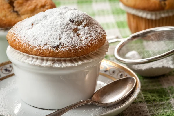 Muffins en koffie — Stockfoto