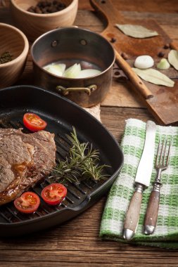 Kızarmış biftek..