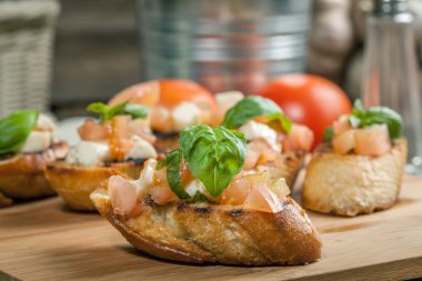 Meze bruschetta.