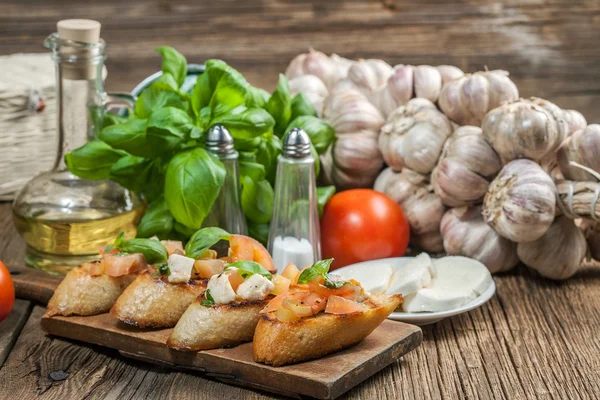 Aperitivo bruschetta . —  Fotos de Stock