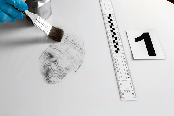 Disclosure of forensic evidence. — Stock Photo, Image
