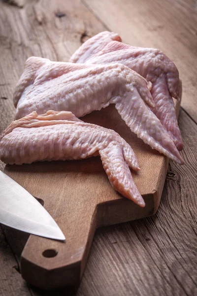 Fresh chicken wings. — Stock Photo, Image