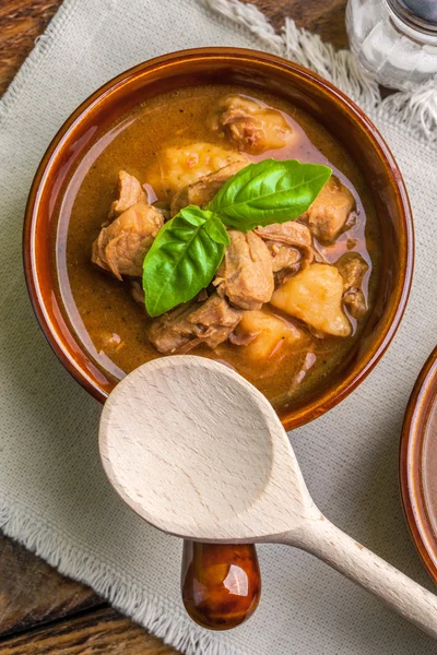 Sopa de goulash . — Fotografia de Stock