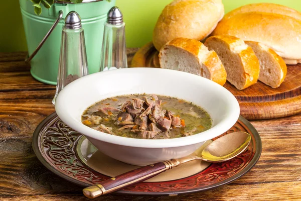 Chicken gizzards stewed. — Stock Image Chicken gizzards stewed. Stock Image