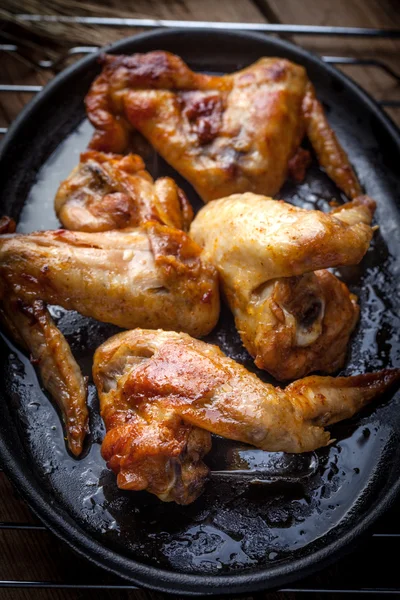 Fried chicken wings. — Stock Photo, Image