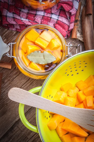 Pickled pumpkin. — Stock Photo, Image