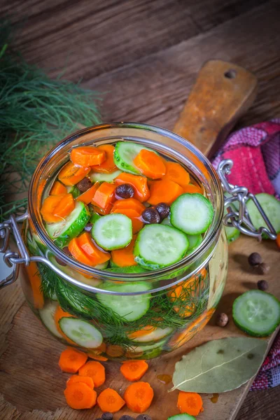 Pickled vegetables. — Stock Image Pickled vegetables. Stock Image
