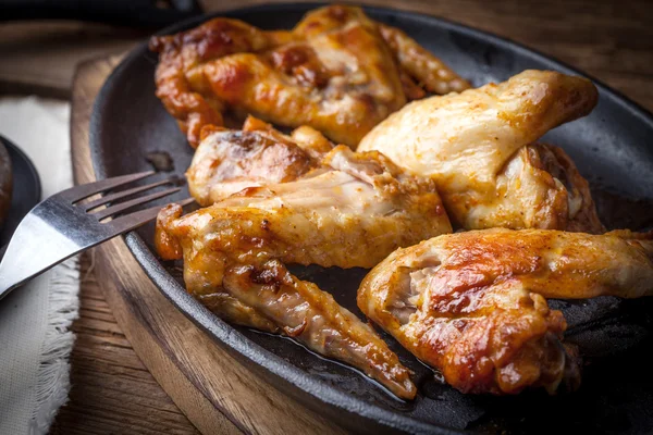 Fried chicken wings. — Stock Photo, Image