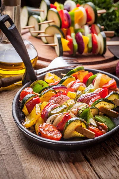 Fruit spiesjes. — Stockfoto