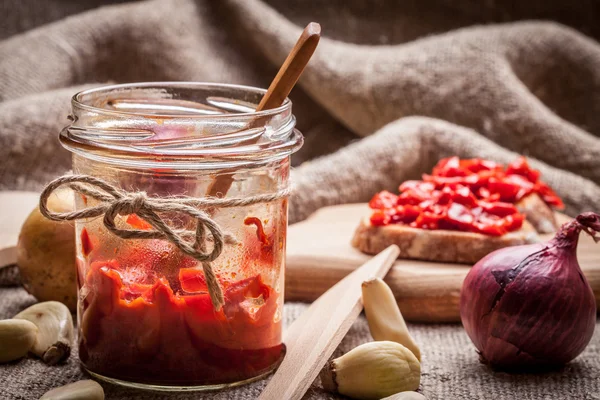 Ajvar. — Stockfoto