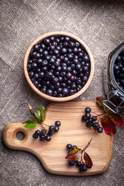 Black chokeberry. — Stock Photo, Image